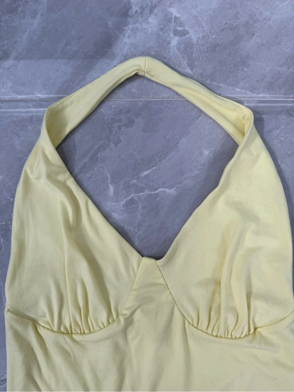 Women’s Rebellious Dreamer Halter Top Bundle Ruched Bust V-Neck Basic Medium - Picture 4 of 16